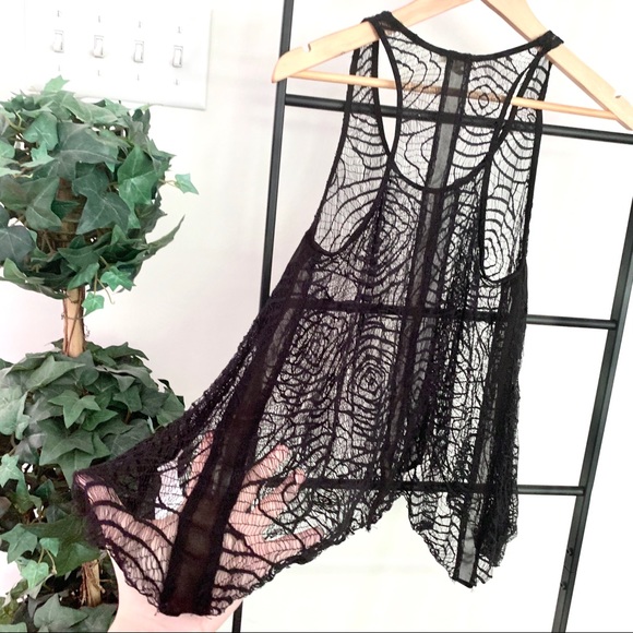 Urban Outfitters Black Lace Tank - Picture 6 of 9